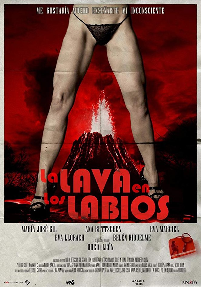 La lava en los labios - Plagáty
