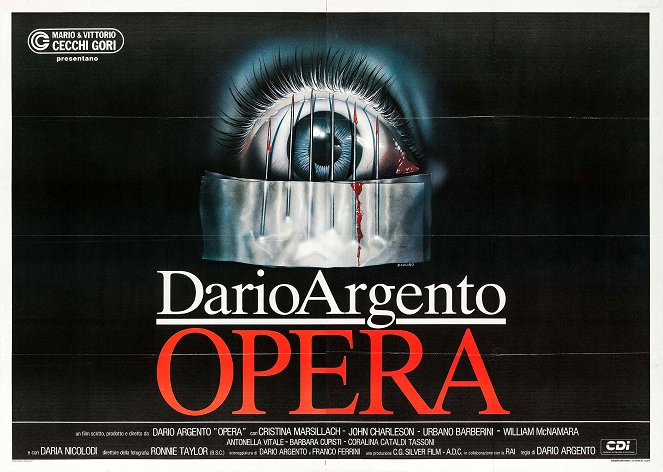 Terror en la ópera - Carteles