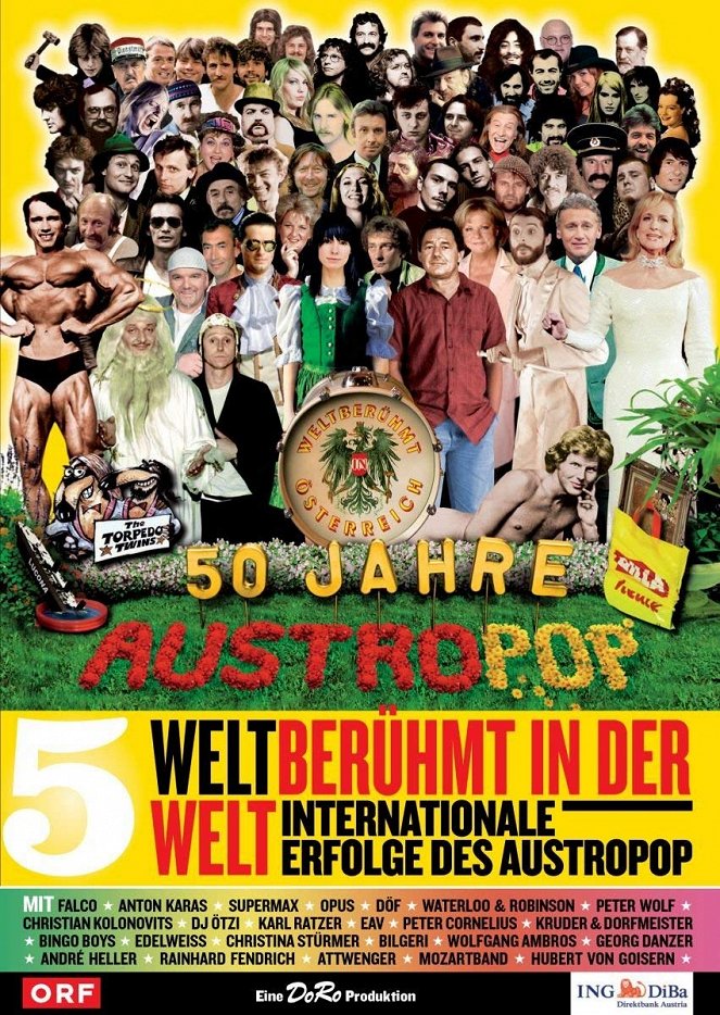 Weltberühmt in Österreich - 50 Jahre Austropop - Plakaty
