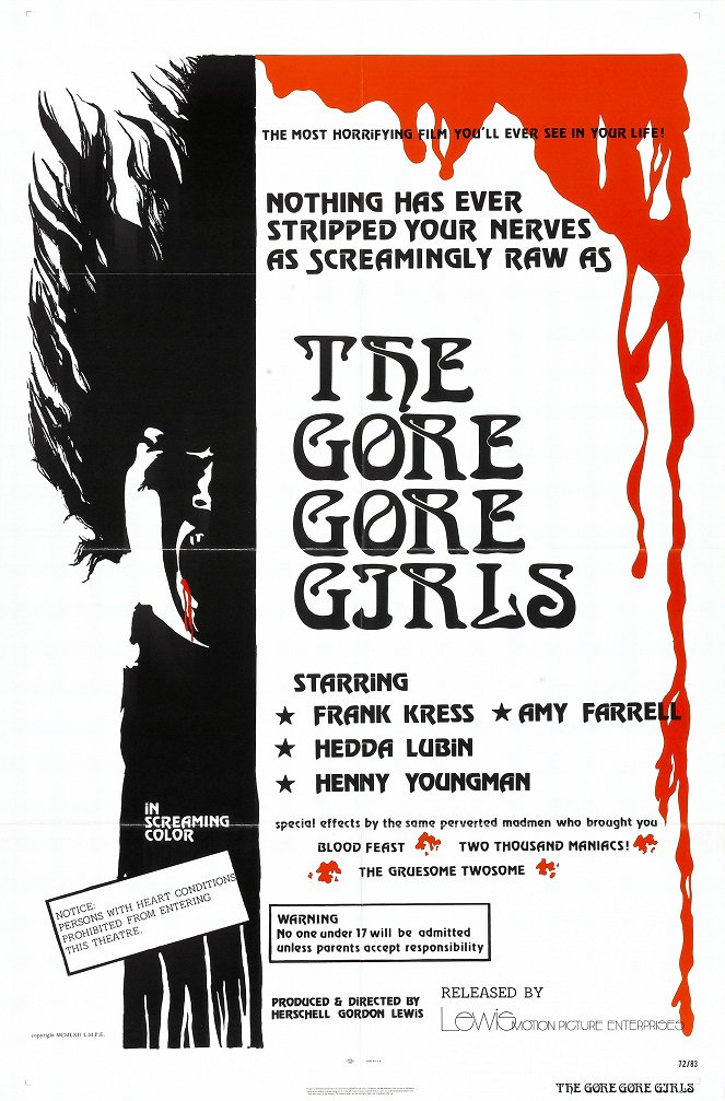 The Gore Gore Girls - Plagáty