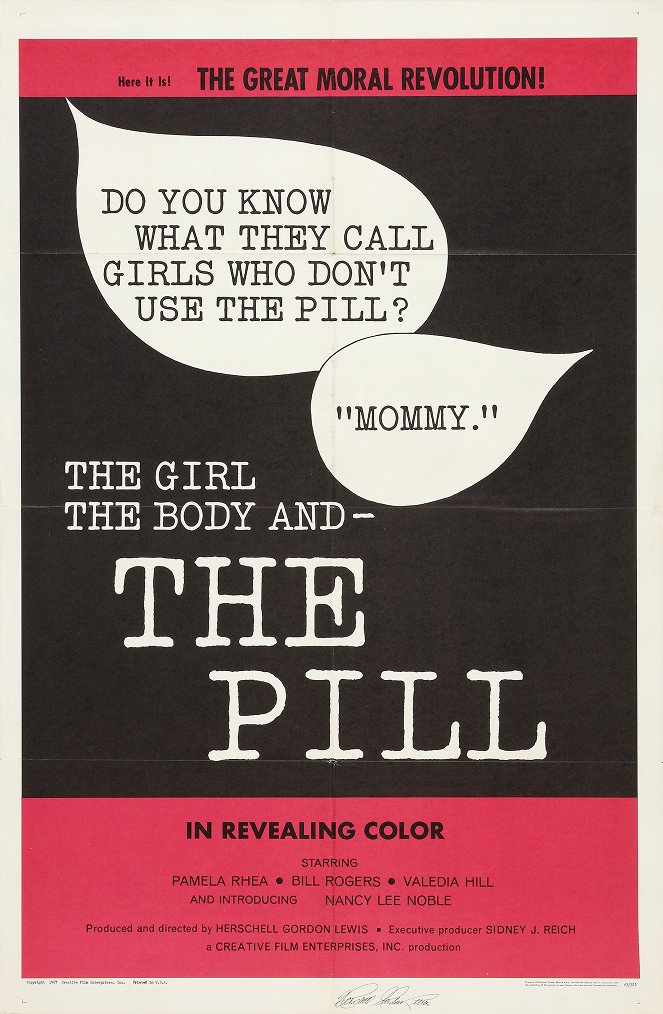 The Girl, the Body, and the Pill - Julisteet
