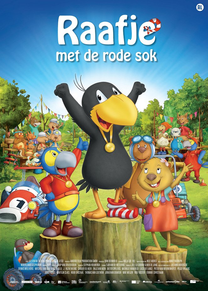 Raafje met de rode sok - Posters