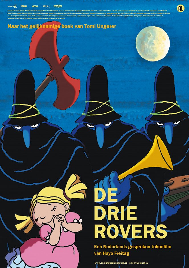 De drie rovers - Posters