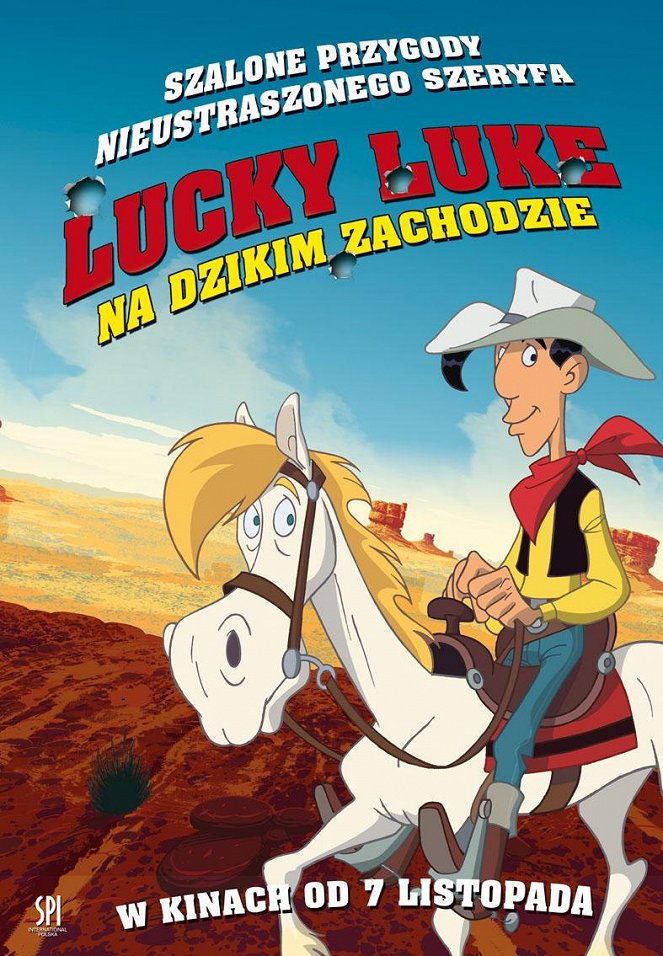 Lucky Luke na Dzikim Zachodzie - Plakaty