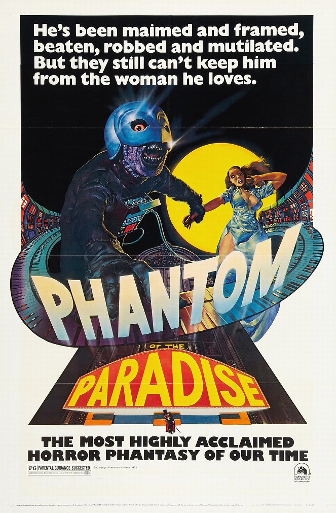 Phantom of the paradise - aavemusa - Julisteet