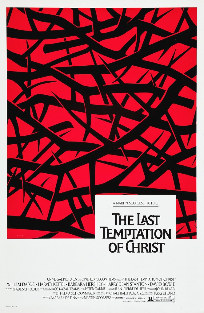 Krisztus utolsó megkísértése - Plakátok