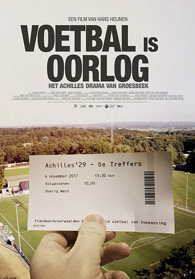 Voetbal is oorlog - Cartazes