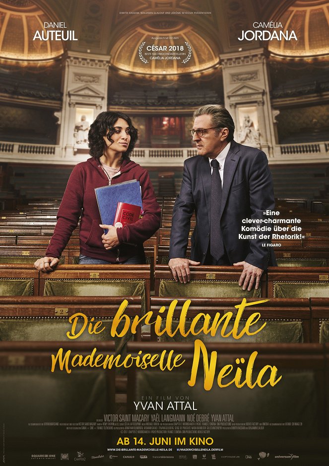 Die brillante Mademoiselle Neïla - Plakate