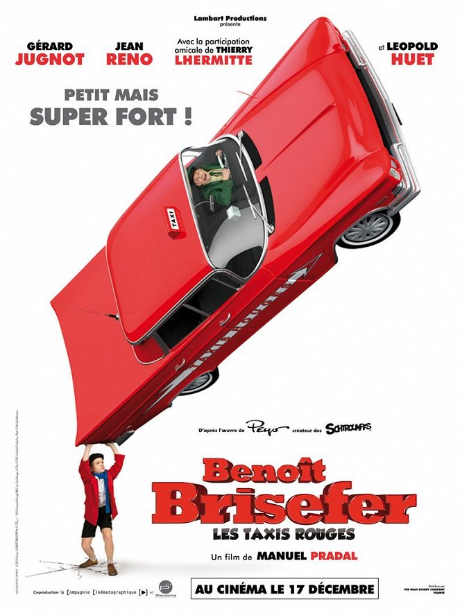 Benoît Brisefer : Les taxis rouges - Plakaty
