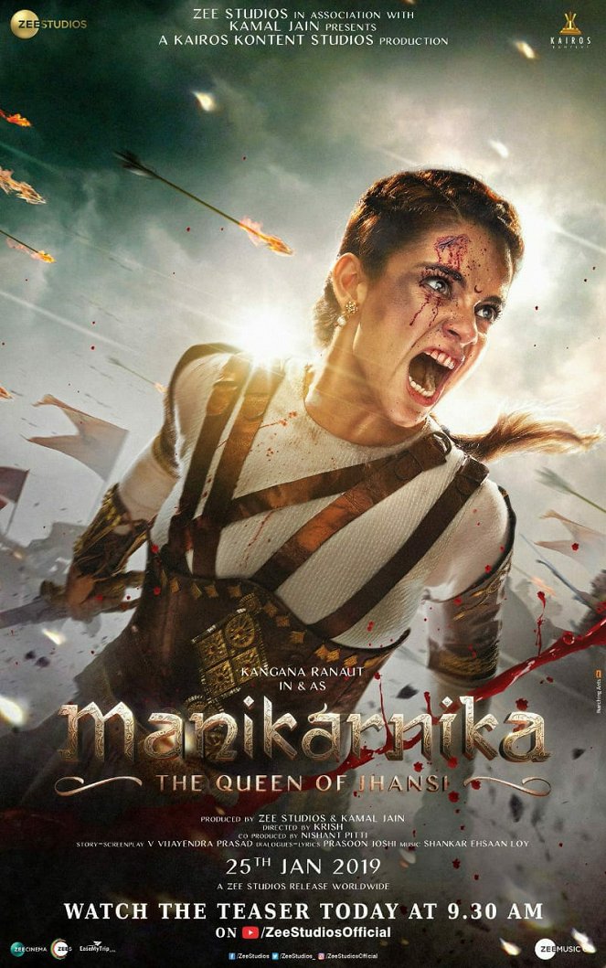 Manikarnika: The Queen of Jhansi - Cartazes