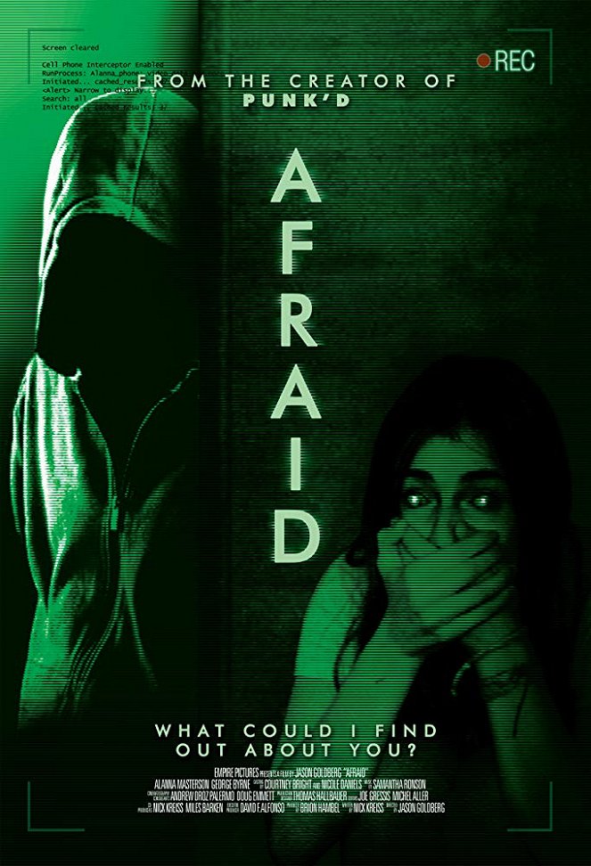 Afraid - Plakátok
