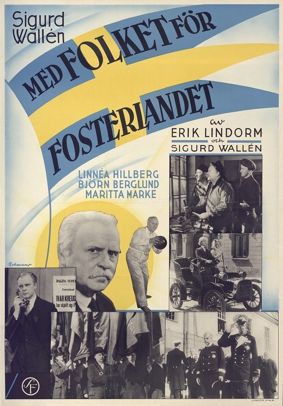 Med folket för fosterlandet - Posters