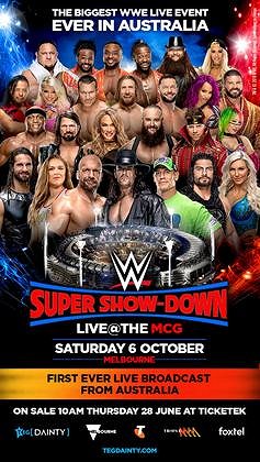 WWE Super Show-Down - Plakáty