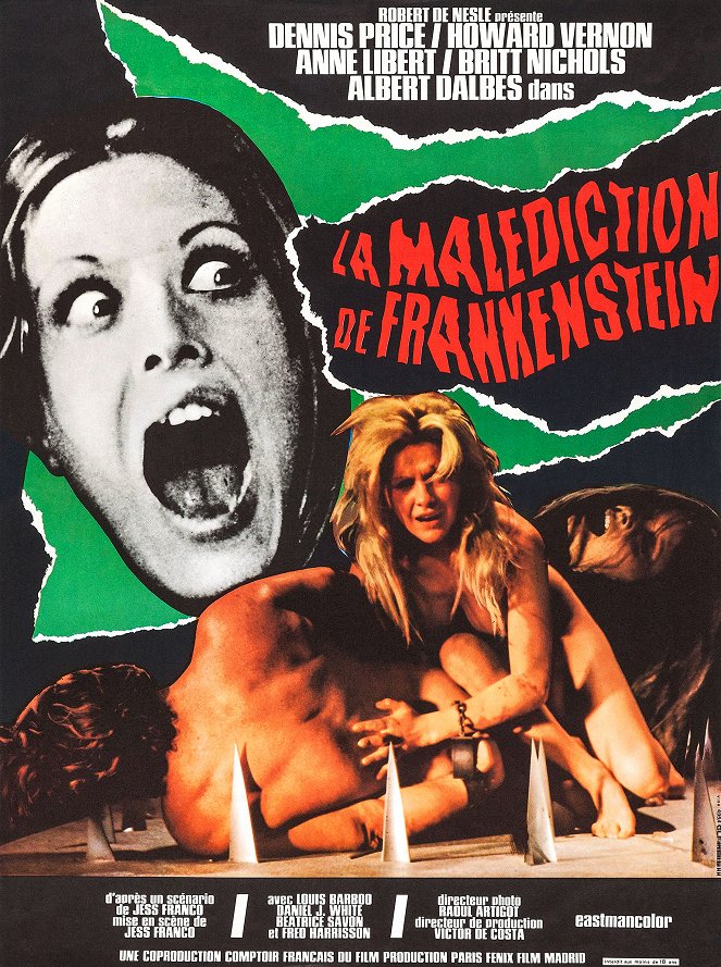 The Erotic Experiences of Frankenstein - Posters