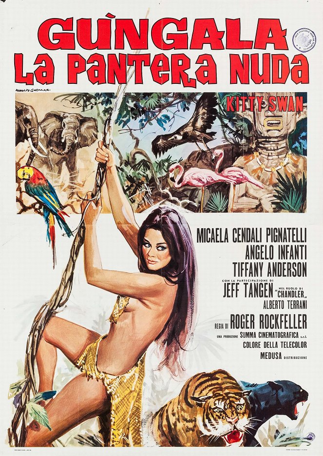 Gungala la pantera nuda - Plakate
