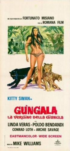 Gungala, la vierge de la jungle - Affiches
