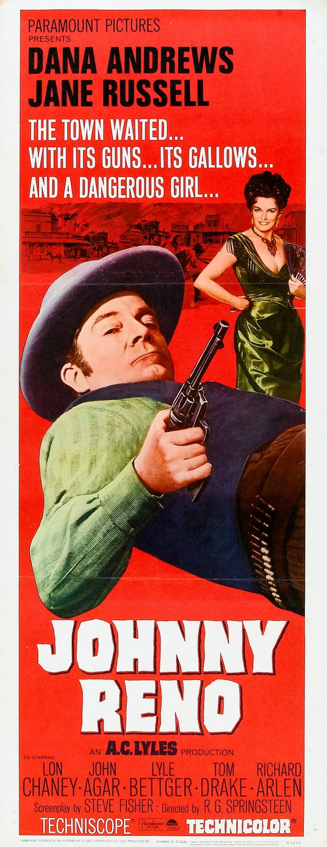 Johnny Reno - Plakátok