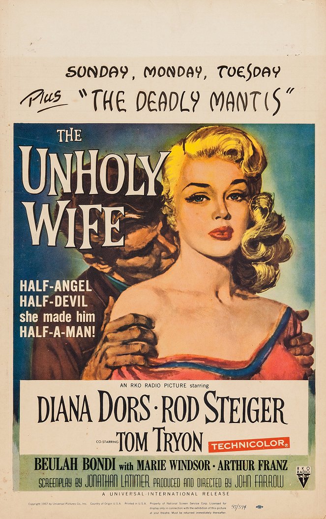 The Unholy Wife - Carteles
