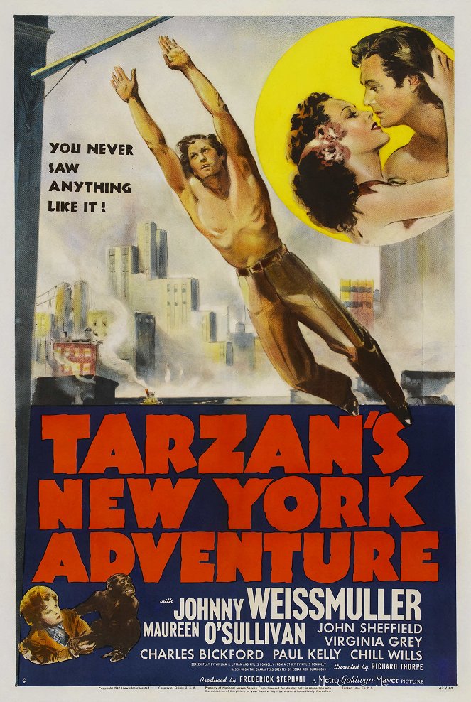 Tarzán en Nueva York - Carteles