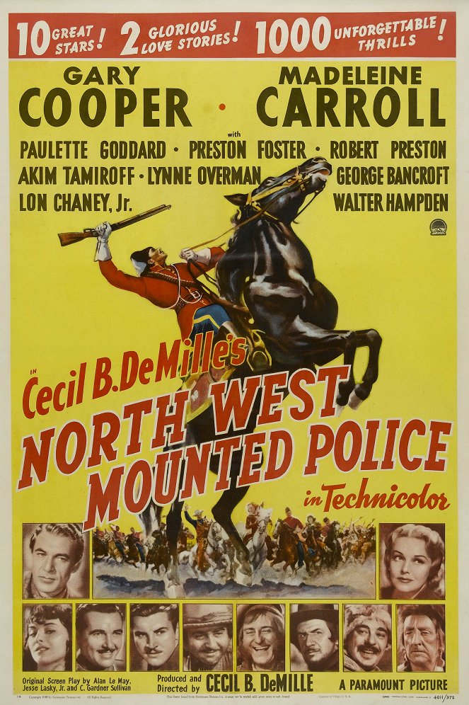 North West Mounted Police - Plagáty