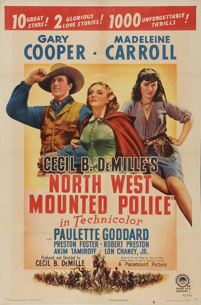 North West Mounted Police - Cartazes