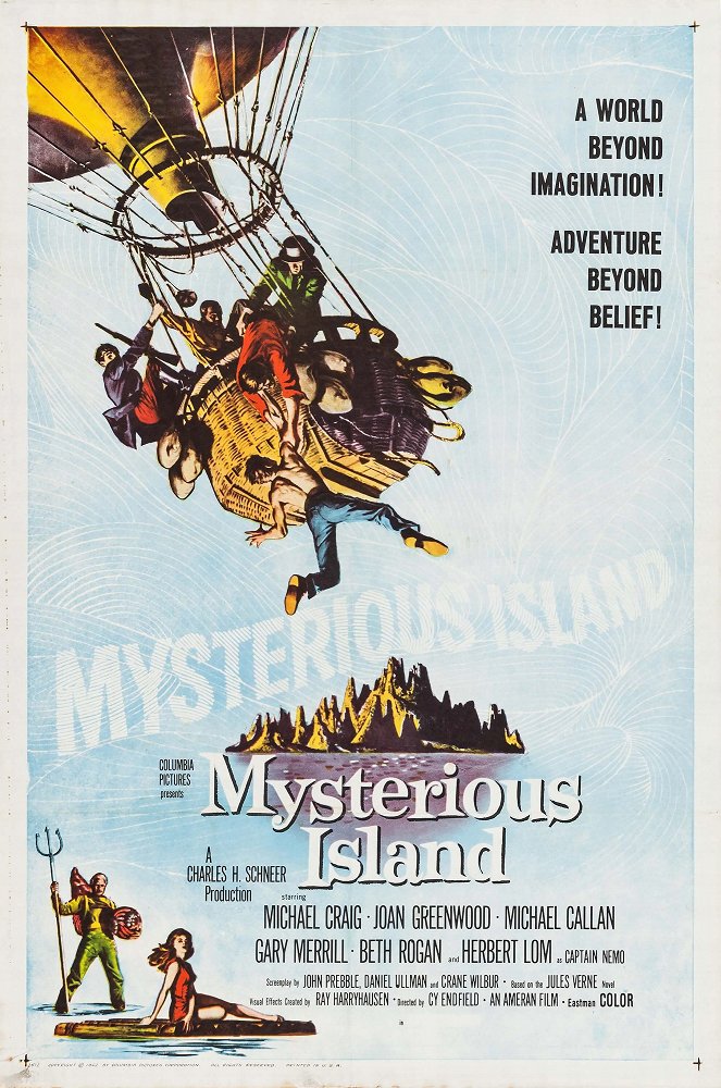 L'Île mystérieuse - Affiches