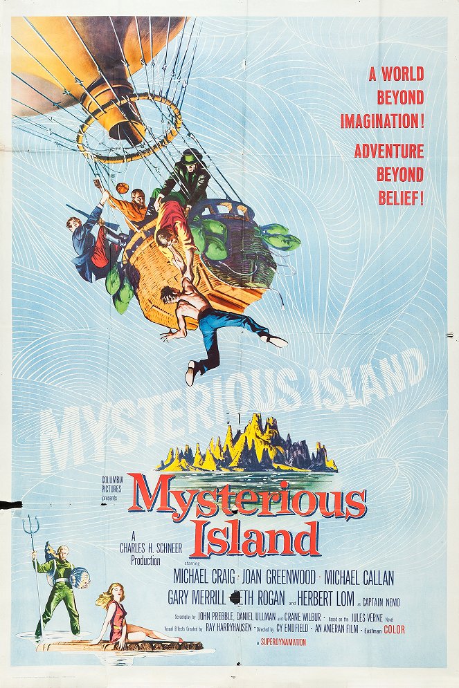 Het geheimzinnig eiland - Posters
