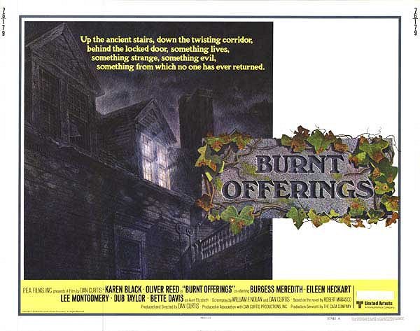 Burnt Offerings - Plakaty