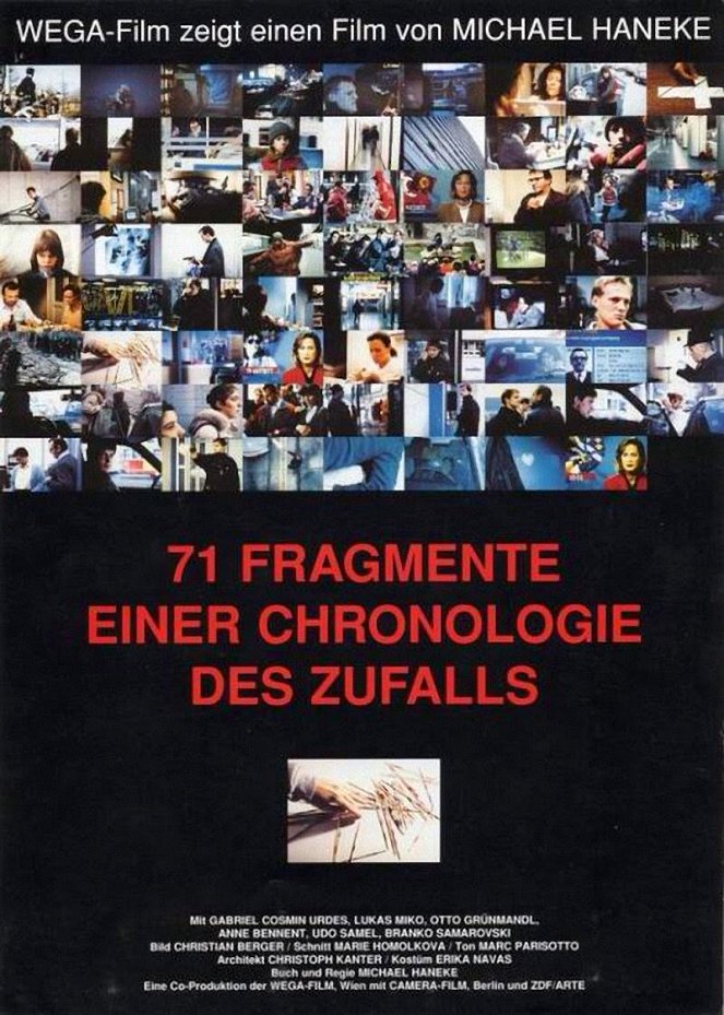71 Fragmente einer Chronologie des Zufalls - Posters