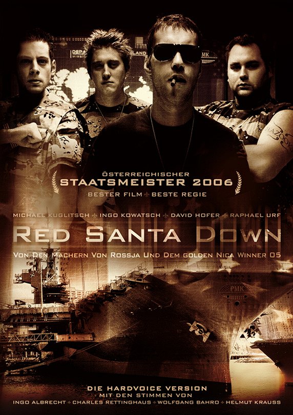 Red Santa Down - Posters