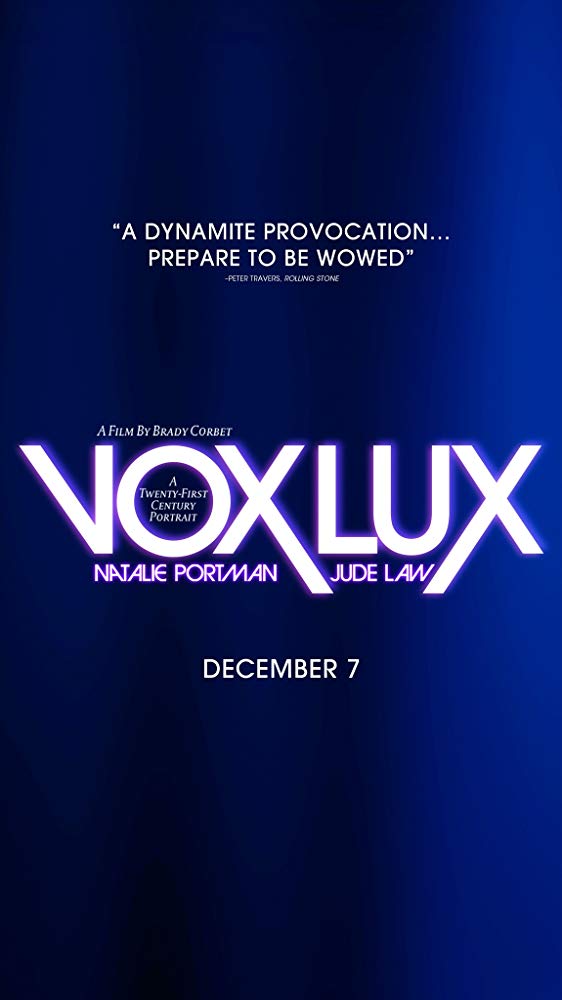 Vox Lux: el precio de la fama - Carteles