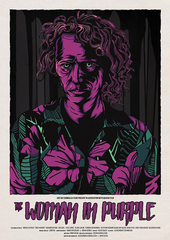 The Woman in Purple - Affiches