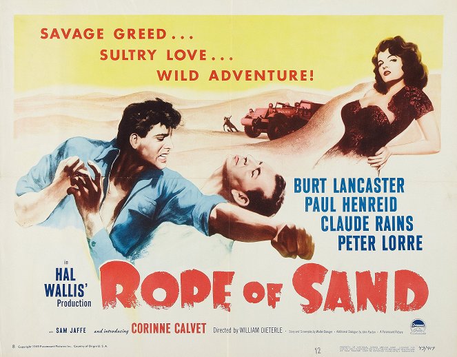 Rope of Sand - Affiches