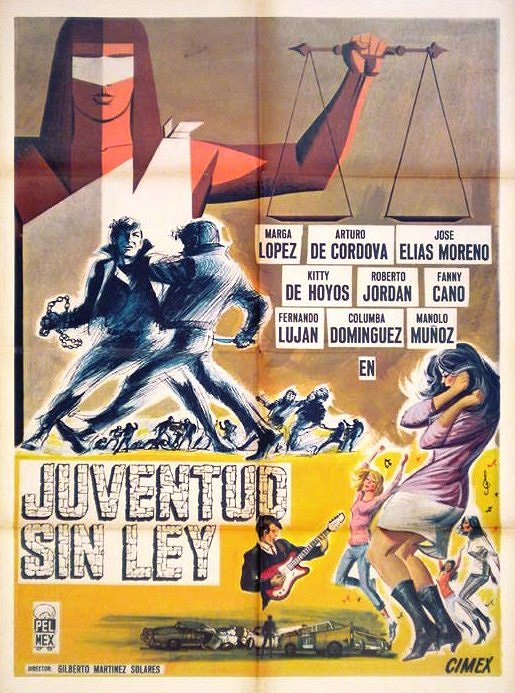 Juventud sin ley - Affiches