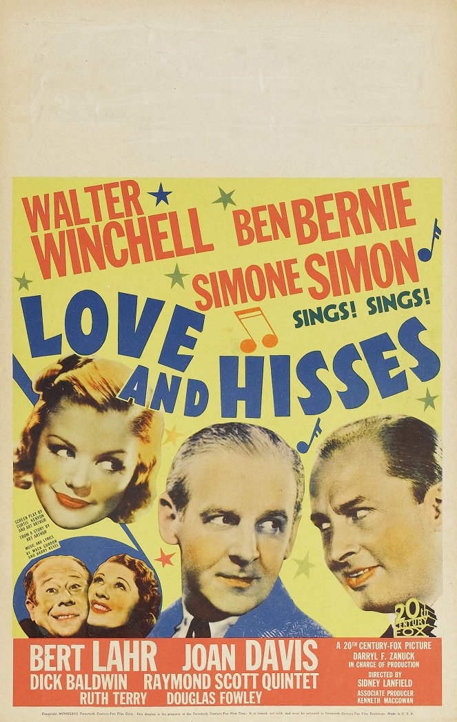 Love and Hisses - Posters