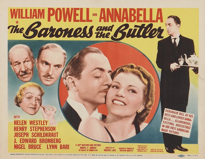 The Baroness and the Butler - Posters