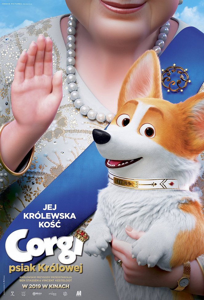 Corgi - psiak Królowej - Plakaty