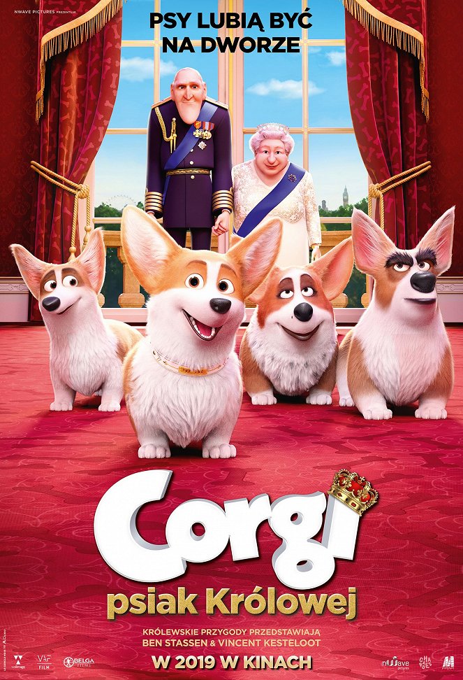 Corgi - psiak Królowej - Plakaty