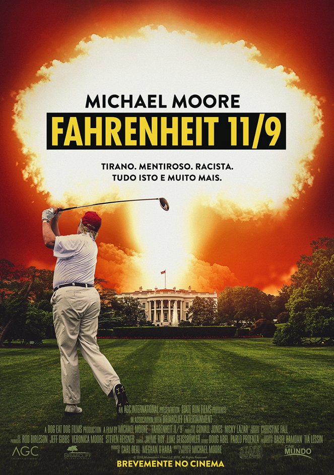 Fahrenheit 11/9 - Cartazes