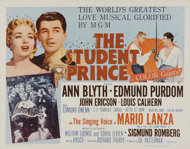 The Student Prince - Affiches