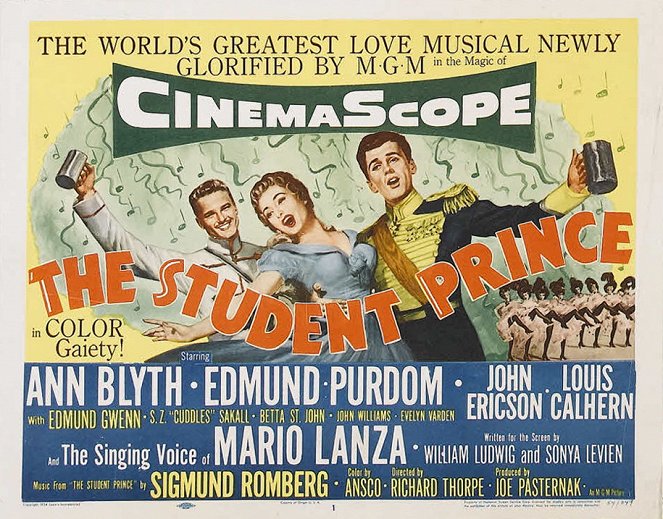 The Student Prince - Affiches