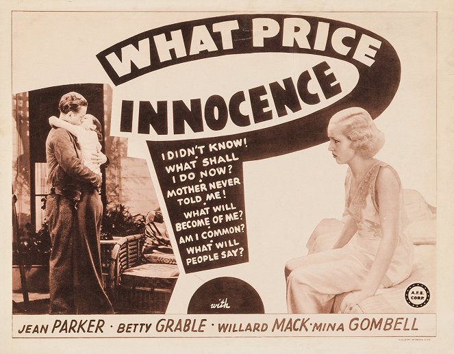 What Price Innocence? - Plakate
