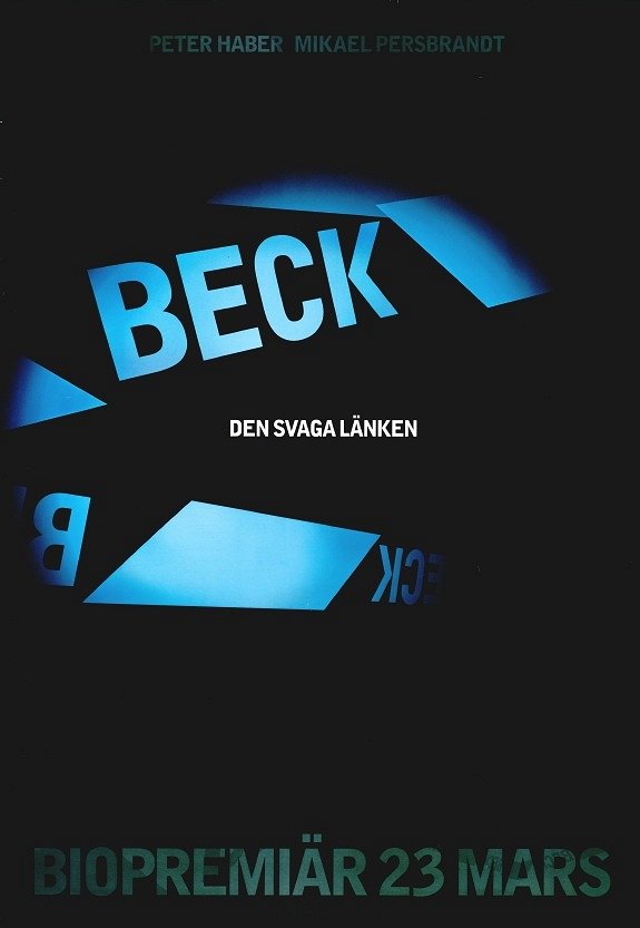 Beck - Den svaga länken - Carteles