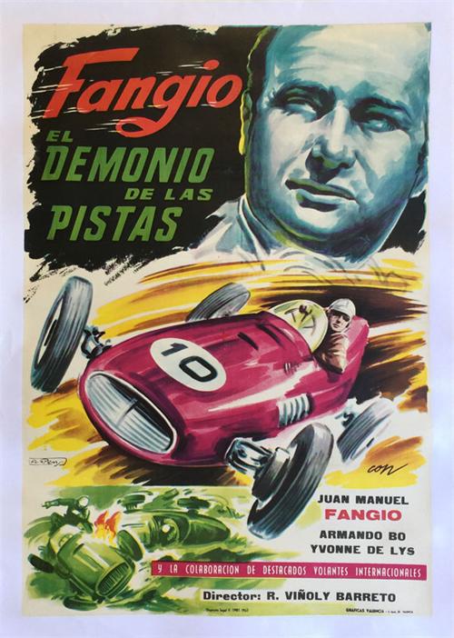 Fangio, el demonio de las pistas - Cartazes