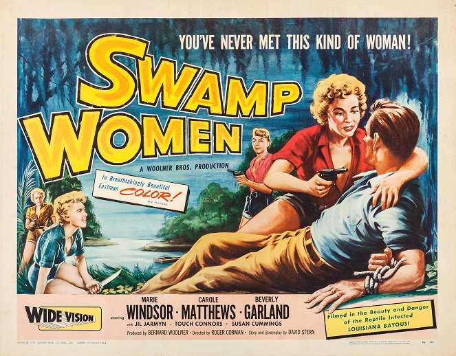 Vier Frauen im Sumpf - Plakate