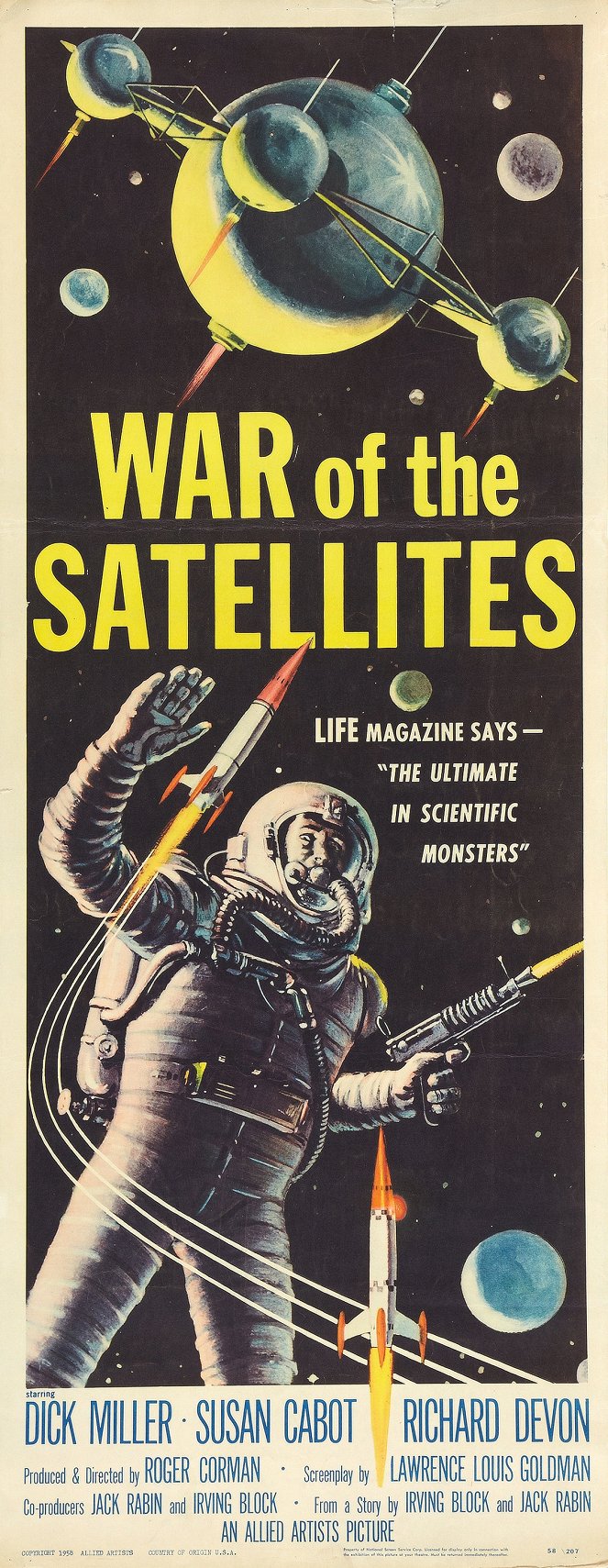 Guerra de satélites - Carteles