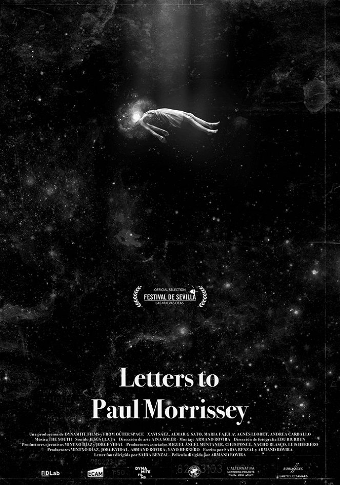 Letters to Paul Morrissey - Affiches