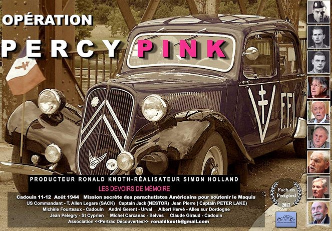 Out of the Night - Operation Percy Pink - Plakate