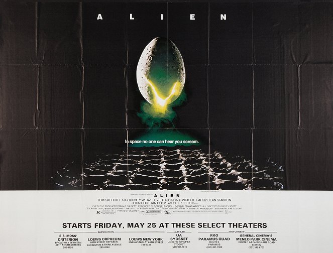 Alien - O 8.º Passageiro - Cartazes