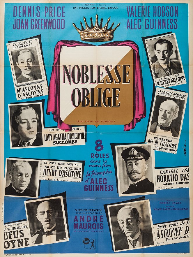 Noblesse oblige - Affiches